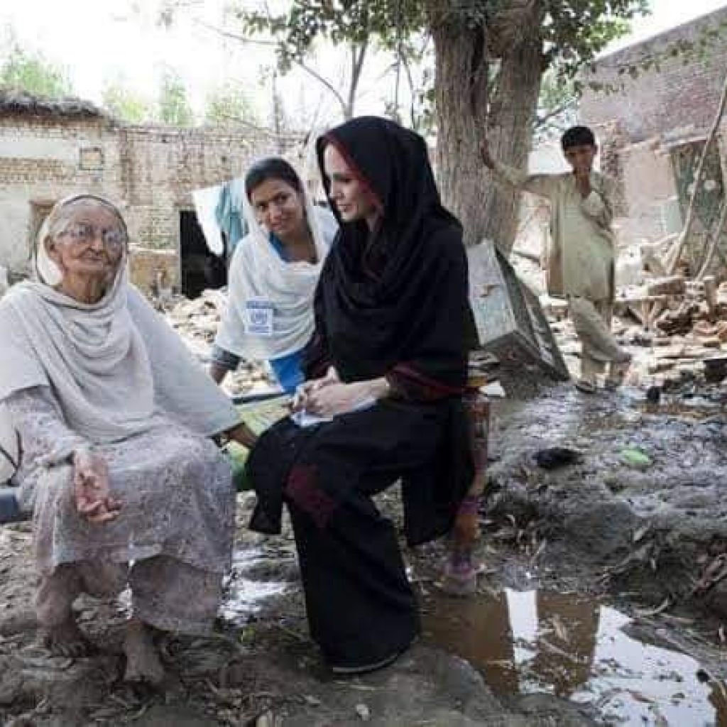 Angelina Jolie visit Pakistan during Flood 2022